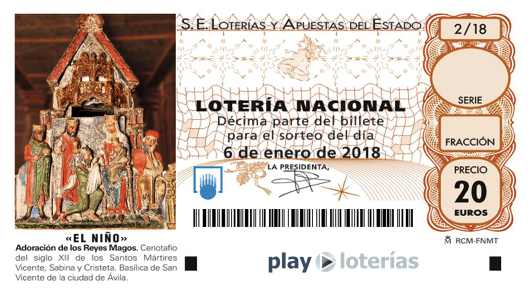 Décimo de la Lotería del Niño 2018, sorteo 2