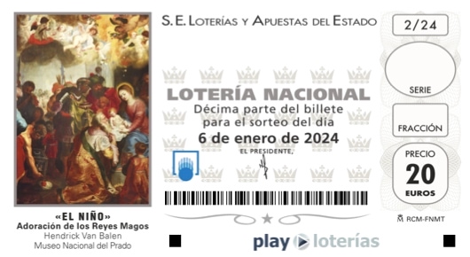 Décimo de la Lotería del Niño 2024, sorteo 2