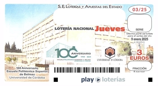 Décimo de la Lotería Nacional del jueves 9 de enero de 2025, sorteo 3