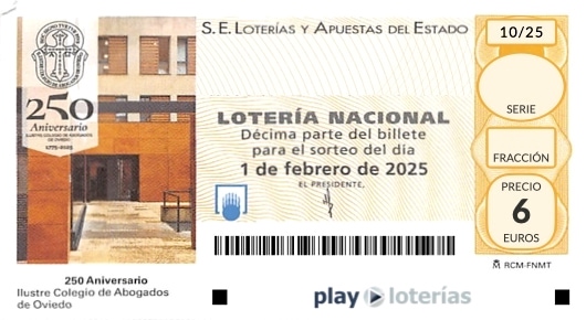 Décimo de la Lotería Nacional del sábado 1 de febrero de 2025, sorteo 10
