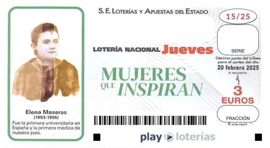 Décimo de la Lotería Nacional del jueves 20 de febrero de 2025, sorteo 15