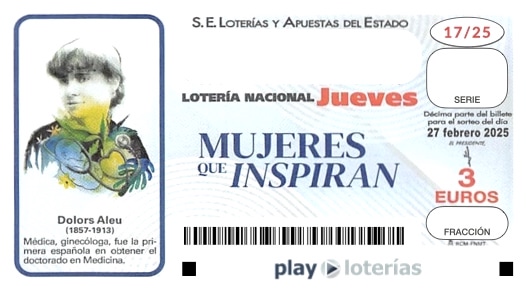 Décimo de la Lotería Nacional del jueves 27 de febrero de 2025, sorteo 17