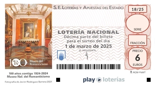 Décimo de la Lotería Nacional del sábado 1 de marzo de 2025, sorteo 18