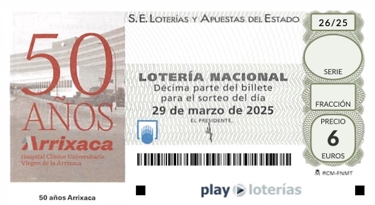 Décimo de la Lotería Nacional del sábado 29 de marzo de 2025, sorteo 26