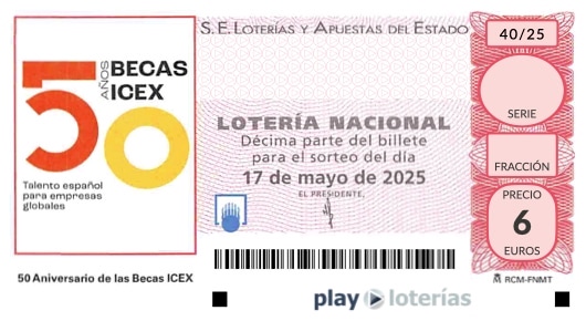 Décimo de la Lotería Nacional del sábado 17 de mayo de 2025, sorteo 40