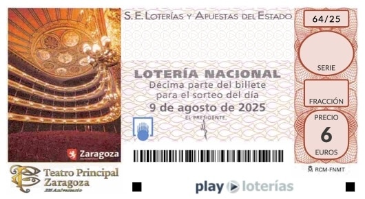 Décimo de la Lotería Nacional del sábado 9 de agosto de 2025, sorteo 64