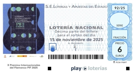 Décimo de la Lotería Nacional del sábado 15 de noviembre de 2025, sorteo 92