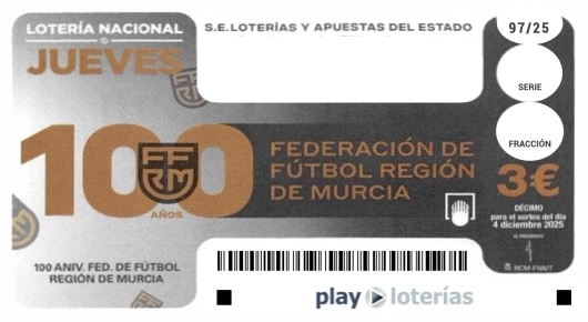 Décimo de la Lotería Nacional del jueves 4 de diciembre de 2025, sorteo 97