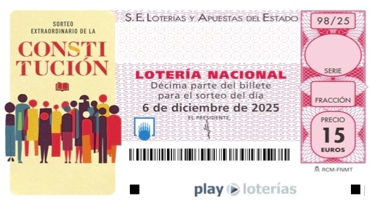 Décimo de la Lotería Nacional del sábado 6 de diciembre de 2025, sorteo 98