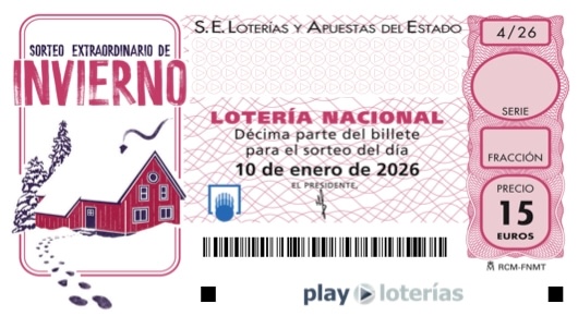 Décimo de la Lotería Nacional del sábado 10 de enero de 2026, sorteo 4