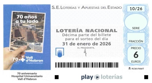 Décimo de la Lotería Nacional del sábado 31 de enero de 2026, sorteo 10