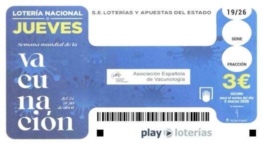 Décimo de la Lotería Nacional del jueves 5 de marzo de 2026, sorteo 19
