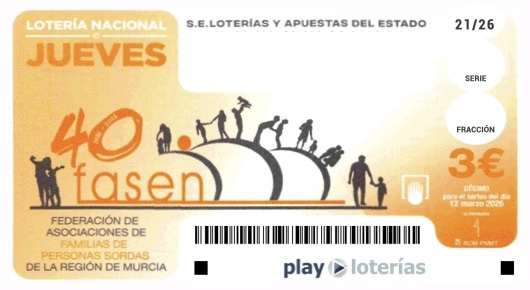 Décimo de la Lotería Nacional del jueves 12 de marzo de 2026, sorteo 21