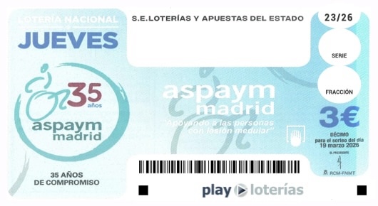 Décimo de la Lotería Nacional del jueves 19 de marzo de 2026, sorteo 23