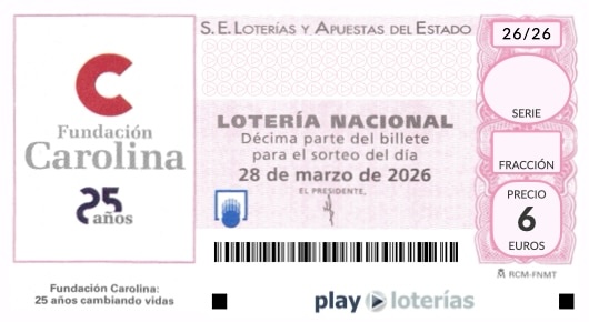 Décimo de la Lotería Nacional del sábado 28 de marzo de 2026, sorteo 26