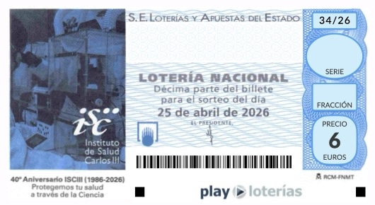 Décimo de la Lotería Nacional del sábado 25 de abril de 2026, sorteo 34