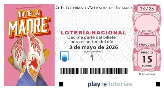 Décimo de la Lotería Nacional del domingo 3 de mayo de 2026, sorteo 36