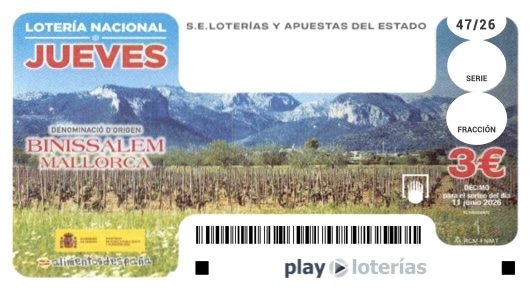 Décimo de la Lotería Nacional del jueves 11 de junio de 2026, sorteo 47