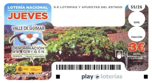 Décimo de la Lotería Nacional del jueves 9 de julio de 2026, sorteo 55