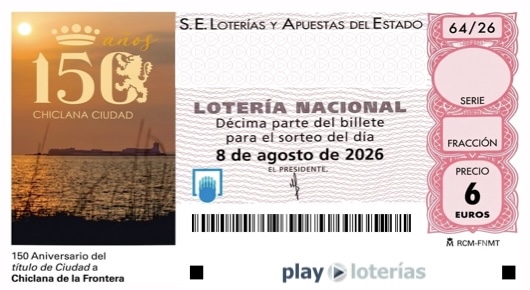 Décimo de la Lotería Nacional del sábado 8 de agosto de 2026, sorteo 64